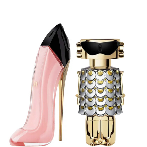 2 Parfums Good Girl Blush Carolina Herrera 80ml et PACO RABANNE FAME EAU DE PARFUM 80ML